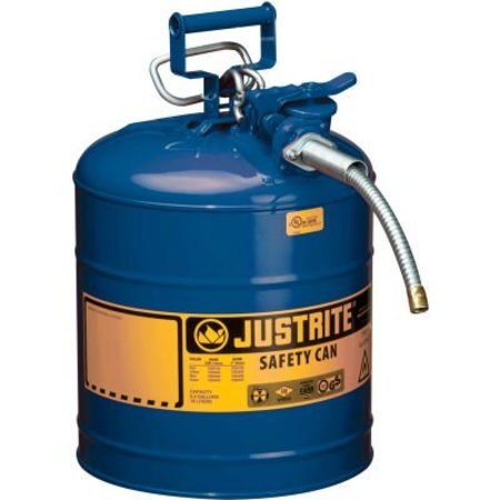 Justrite 5 gal Blue Steel 7250320